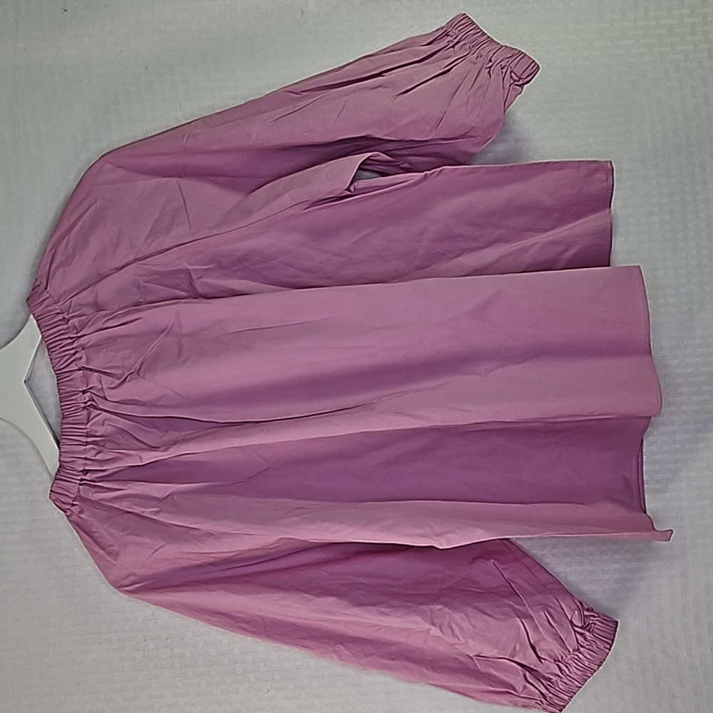 DownEast Jessie gathered top in Orchid Haze Small Medium Large New with tags - Picture 4 of 10